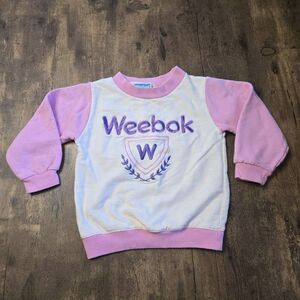 Vintage Weebok‎ By Reebok Toddler Crewneck Sweatshirt 90s 3T